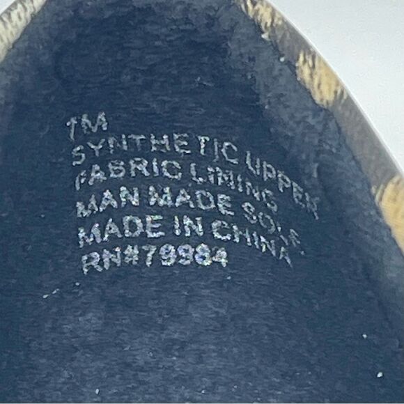 Chico’s Platino Leopard Travel Ballet Flats, size 7, like new - Picture 9 of 9